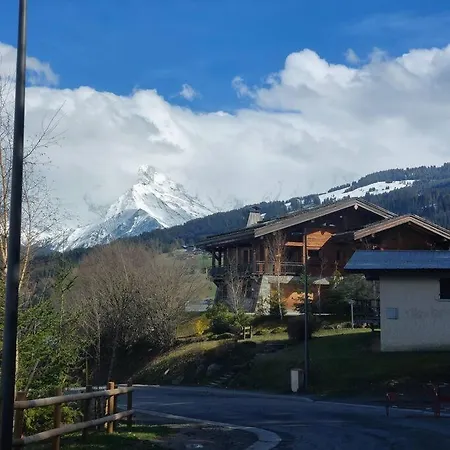 T2 De Standing Neuf 6-8 Personnes Avec Balcon Et Jardinet Au Pied Des Pistes A Combloux