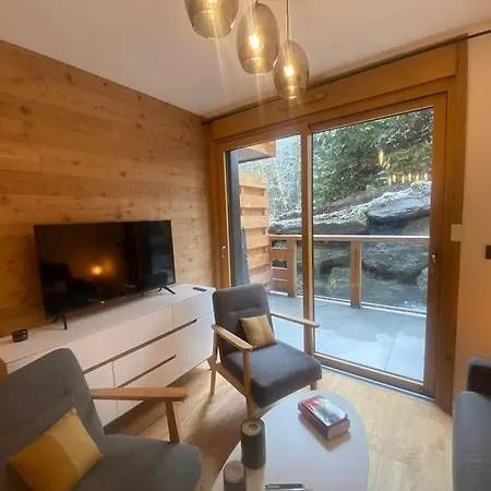 Lejlighed T2 De Standing Neuf 6-8 Personnes Avec Balcon Et Jardinet Au Pied Des Pistes A Combloux